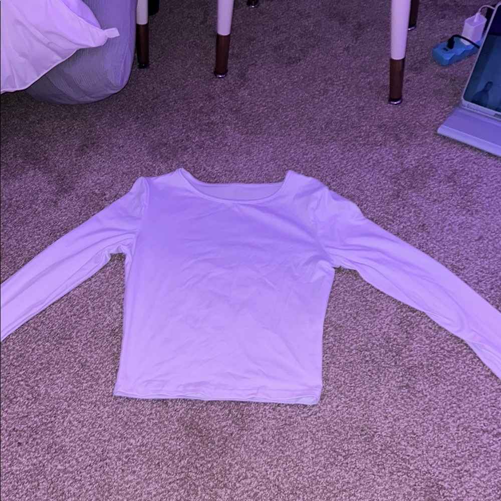 NEW - Long Sleeve White Top